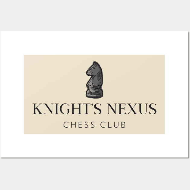 Knight's Nexus, Chess Club Wall Art by VOIX Designs